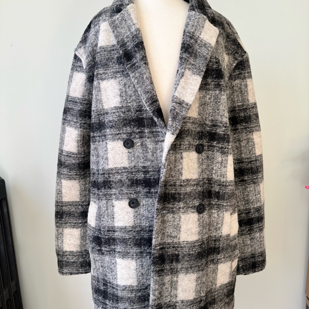 Zara wool blend coat - new with tag - unisex
